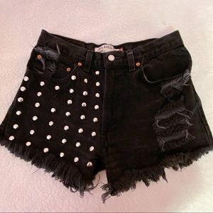 Levi’s Women’s 550 High Waisted Denim Shorts